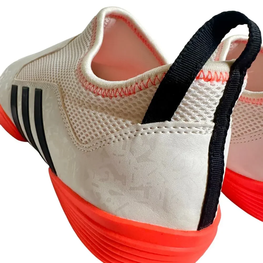 Adidas The Contestant Taekwondo Shoes Neon Orange White Size 11 Mens Slip On MMA